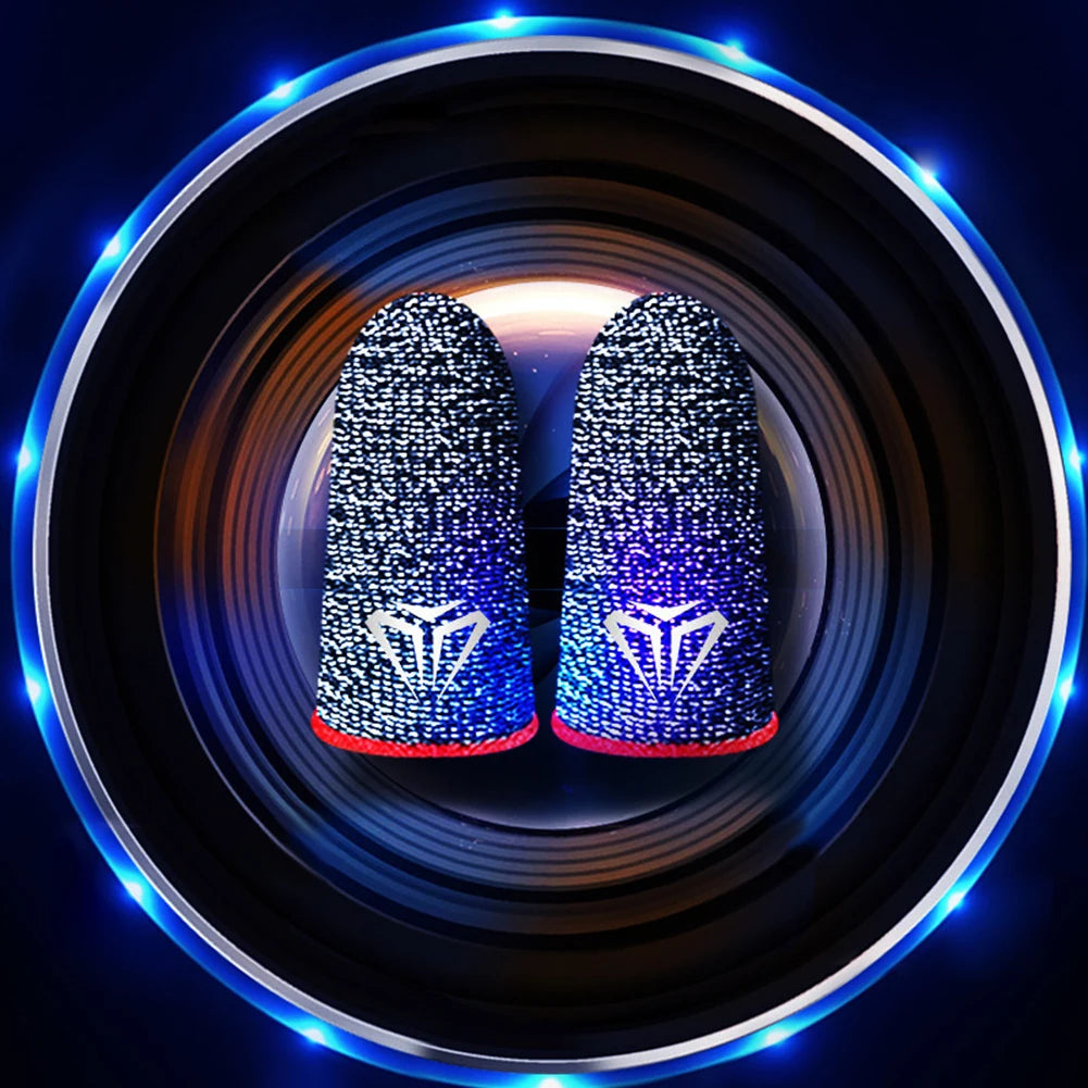 1-10 Pairs Thumb Gloves Touch Screen Finger Cots Sweatproof for PUBG Mobile Game Accessories