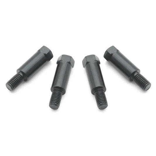 Longer Extension Black Motorcycle Rear Mirror Adapter M8 8mm M10 10mm Anti Clockwise Right Left Hand Thread Changing Screw