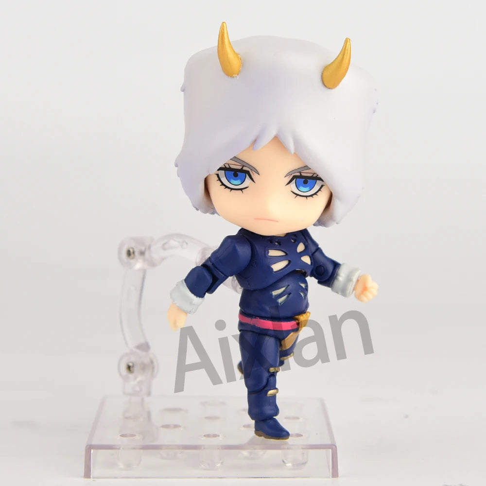 Aixlan#2027 JoJo's Bizarre Adventure Figure Weather Report Cute Edition 10cm JOJO PVC Action Figure Amine Collectible Figurine