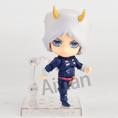 Aixlan#2027 JoJo's Bizarre Adventure Figure Weather Report Cute Edition 10cm JOJO PVC Action Figure Amine Collectible Figurine