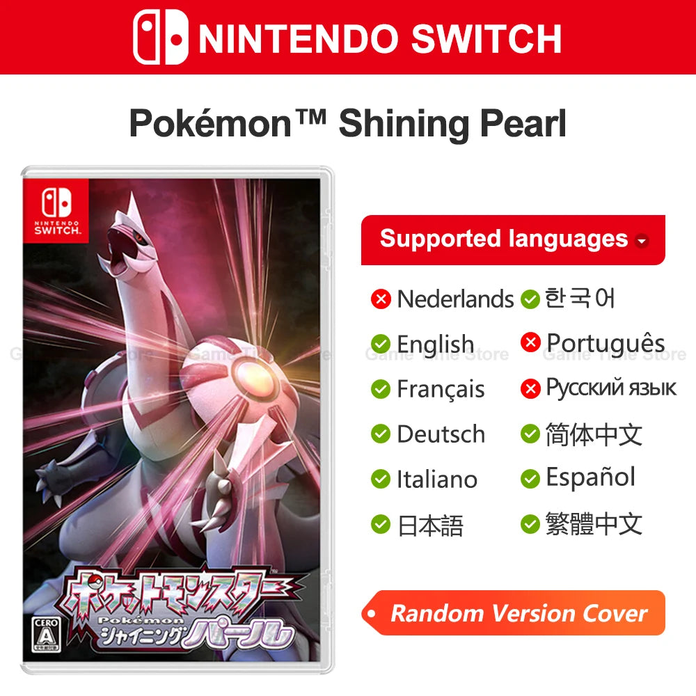 Pokemon Shining Pearl Nintendo Switch Game Deals 100% Official Original Physical Game Card Adventure Genre for Switch OLED Lite