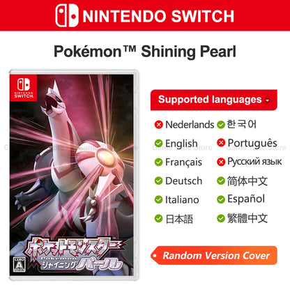 Pokemon Shining Pearl Nintendo Switch Game Deals 100% Official Original Physical Game Card Adventure Genre for Switch OLED Lite
