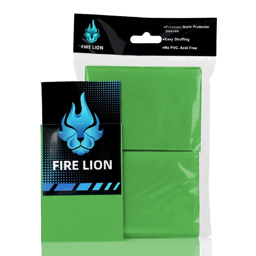 62x89mm 100PCS/Set Solid Matte Trading Card Sleeves Top Loading Japanese Size Card Protector for YGO