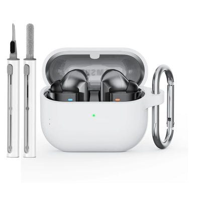 for samsung buds 3/galaxy buds3 pro case with cleaning kit silicone protective cover for galaxy buds 3 buzz 3Pro with keychain