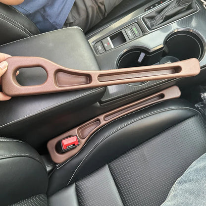 2pcs Car Seat Gap Filler Leak Proof Crevice Storage Organizer Universal Fit Between Seats Console Auto Interior Accessories