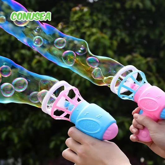 Bubble Gun Creative Bubble Guns Toys Soap Bubbles Machine Blower Maker Toy Outdoor Party Games Toys for Kids Boys Girls Children