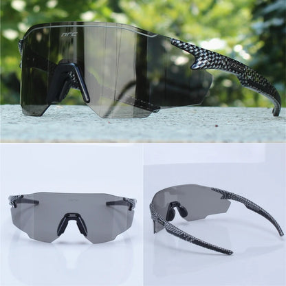 NRC Cycling Sunglasses 1lens UV400 TR90 Sports Bicycle Glasses MTB Mountain Bike Fishing Hiking Riding Eyewear for Men Women