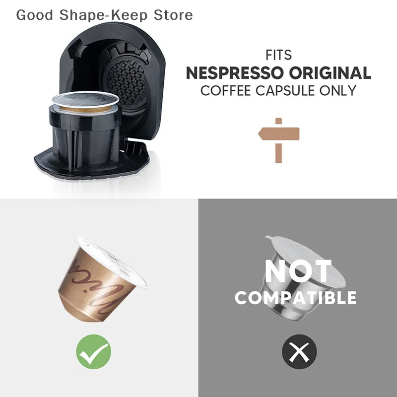 Reusable Coffee Capsule Adapter for Dolce Gusto Genio S Crema Pod Grinder - Eco-Friendly and Compatible with Coffee Pods