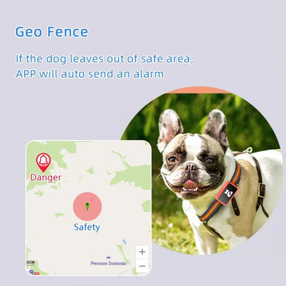 4G Smart Dog Collar Holder GPS Tracker for pet Waterproof Cat Tracking Device Pet Locator with Find My for iOS Android