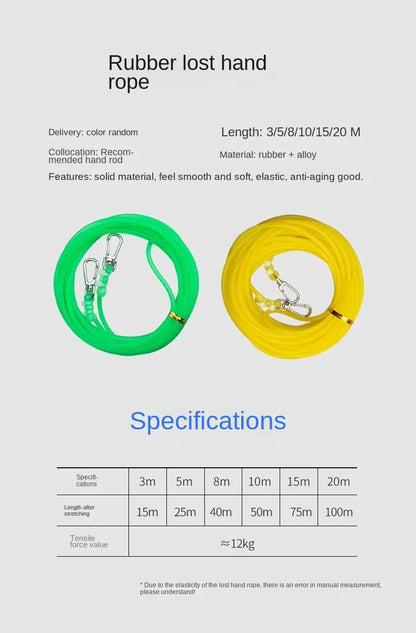LINNHUE steel wire rope guard rod rope fishing rope big telescopic fishing fishing high elastic fishing rod automatic telescopic