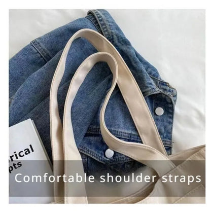2025 Fashion Shoulder Bag for Women's Class Large Capacity Student Tote Bag  New Canvas Commuter Handbag Women Bag Eco Bag
