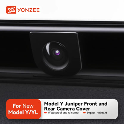 YZ Front Camera Protection for 2025 Tesla Model Y Juniper Car Accessories for Model Y L Lens Guard Anti Collision Waterproof