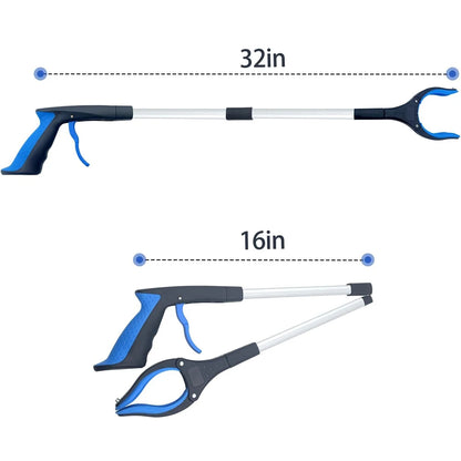 Foldable Gripper Extender Hand Tools Litter Reachers Pickers Collapsible Garbage Reacher Grabber Pick Up Tools