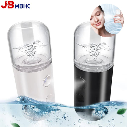 Nano Facial Steamer Facial Mister Portable Face Mister Cool Nano Mist Sprayer for Face Hydrating Sprayer Mini Handy Face Mister