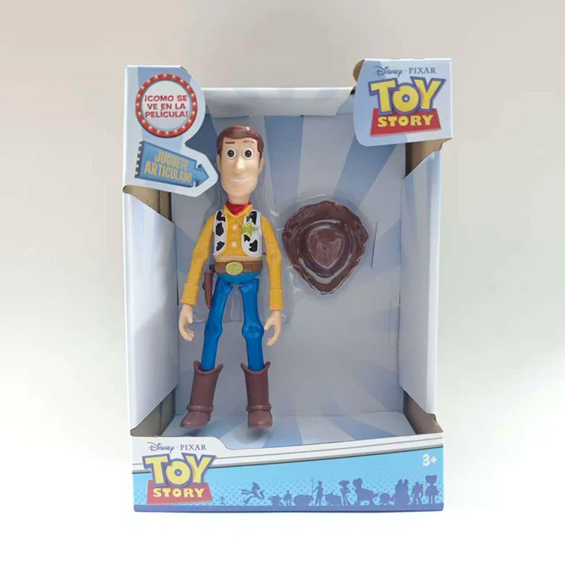HOT Disney Toy Story 3 Buzz Lightyear Woody Anime Figure Toy Model Statue Ornament Pendant Action Doll Collection Kids Xmas Gift