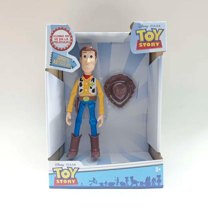 HOT Disney Toy Story 3 Buzz Lightyear Woody Anime Figure Toy Model Statue Ornament Pendant Action Doll Collection Kids Xmas Gift
