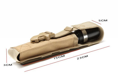 Flashlight Pouch Torch Holder Case Molle EDC Tool Waist Bag Outdoor Sport Camping Hiking Hunting Accessories Scissor cover