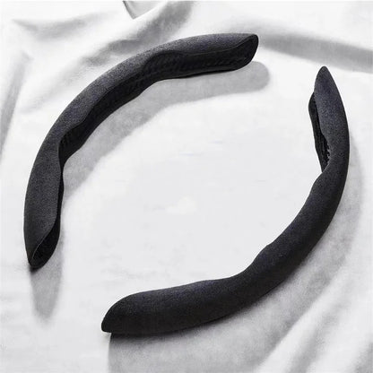 Suede Universal 38CM Car Steering Wheel Booster Cover Non-Slip Auto Interior Steer Protector Decoration Accessories