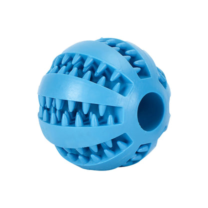 Pet Dog Ball Toys for Small Dogs Interactive Elasticity Puppy Chew Toy Tooth Cleaning Rubber Food Ball Toy Pet Stuff Accessories