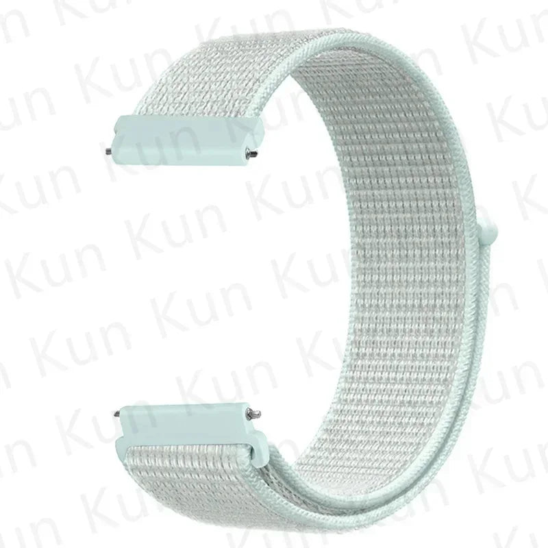 20mm 22mm Band For Samsung Galaxy Watch 6/5/4/5pro/4/6 Classic/active 2 Nylon loop sport bracelet huawei watch GT 4-2-2e-3 Strap