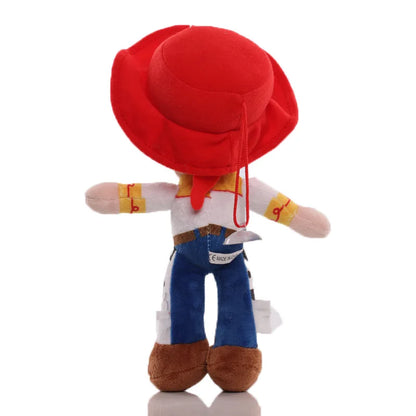 23cm Cute Woody Buzz Lightyear Plush Toy Lovely Stuffed Anime Jessie Plushies Pendant Cartoon Doll Home Decor Xmas Gifts