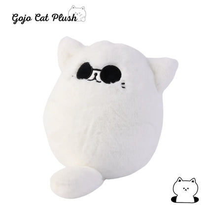 30cm Soft Gojo Cat Plush Pillow Hot Anime Sunglasses White Cat Plushies Toys Stuffed Animals Doll Home Decor Kids Birthday Gift