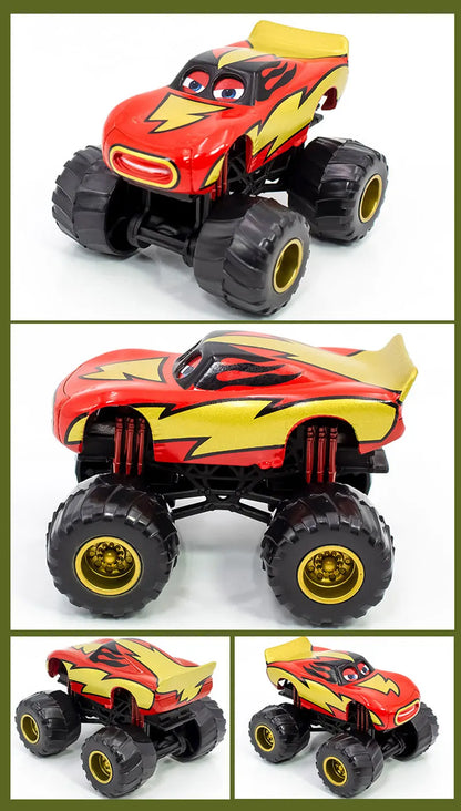 Disneyalloydie-castDisney Pixar car Bigfoot ice cream bar tall car glasses McQueen truck toy car model toy car gift for children