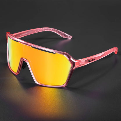 SCVCN New Photochromic Sunglasses MTB Cycling Glasses Outdoor Sports Running Drving Goggles UV400 Protection Bike Eyewear