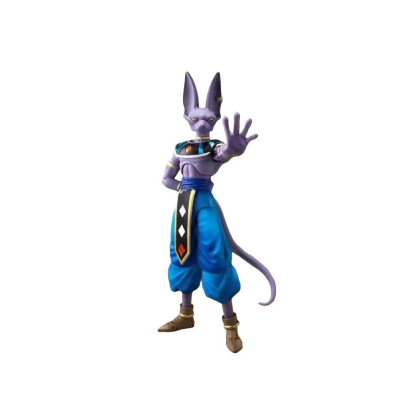 Hot Anime Figure Shf Dragon Ball Z Beerus Super God of Destruction Action Figures PVC Collection Model Toy For Children Gift