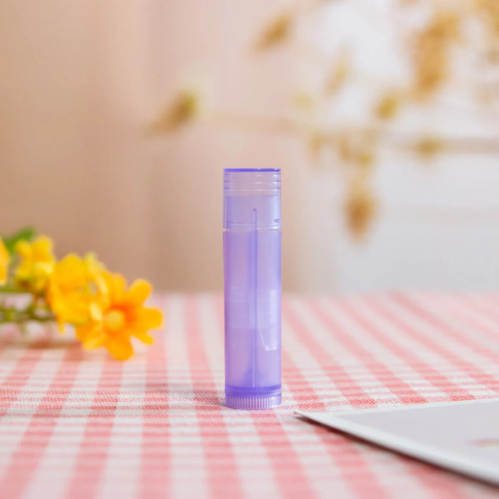 10Pcs/lot 5g 5ml Refillable Lipstick Tube Lip Balm Container Empty Cosmetic Containers Lotion Container Clear Travel Bottle