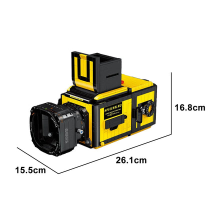 KNEW BUILT Vintag Camera Model Mini Bricks for Kids Learning Toy Educational Building Block Model Construction Kits for Children