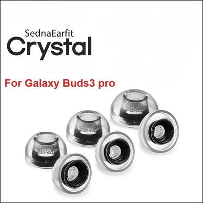 for AZLA Crystal Buds 3 Pro Eartips for Samsung Galaxy Buds 4 Pro Eartips Earplugs Elliptical Mouth Anti Sensitivity Anti Slip