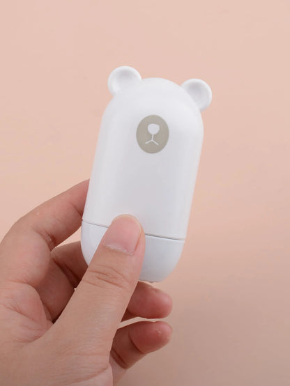 1 Cute Bear Shaped Roller Stamp, Study Notebook Typos Cover Graffiti Fashion Stamp, Personal Privacy Graffiti Daily Necessities