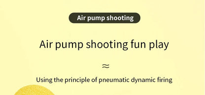 Hungry Shooting Duck Toys 98K Pistol Air-powered Gun Soft Bullet Ball Scoring Battle Games With Light Can Walk Gun Kids Gifts