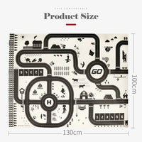 130X100cm road map