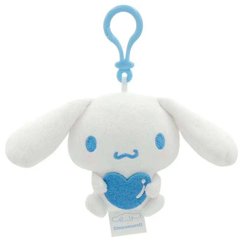 Genuine Sanrio Piano Plush Toy Hello Kitty My Melody Kuromi Cinnamoroll Cartoon Student Backpack Pendant Decoration Girl Gift