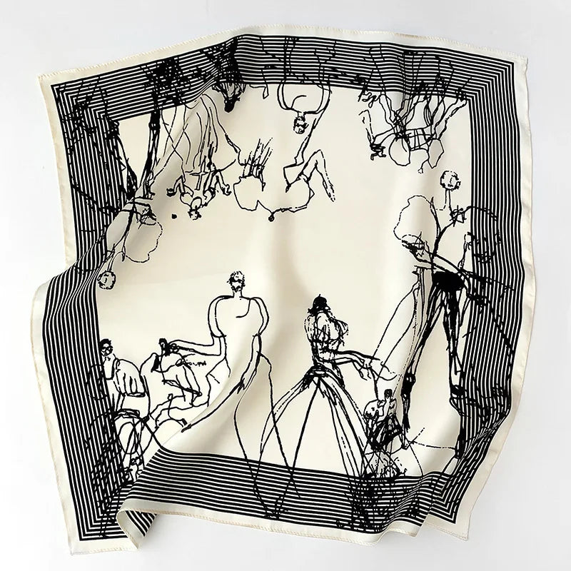 Scarf 100% Silk Bandana Women Square Scarves Wrap Kerchief Spring Fashion Luxury High Quality Headband Hijab Shawls 2026