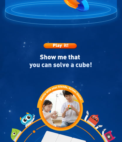 GAN Monster GO 3x3 M EDU Magnetic Magic Speed Cube Stickerless Professional Fidget Toys GAN MSG EDU 3X3 Cubo Magico Puzzle
