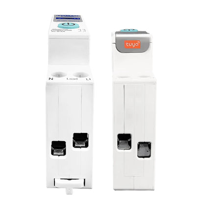 TUYA smartlife 63A TOMZN 1P+N WIFI Smart Switch Energy Meter Kwh Metering Monitoring Circuit Breaker Timer Relay MCB