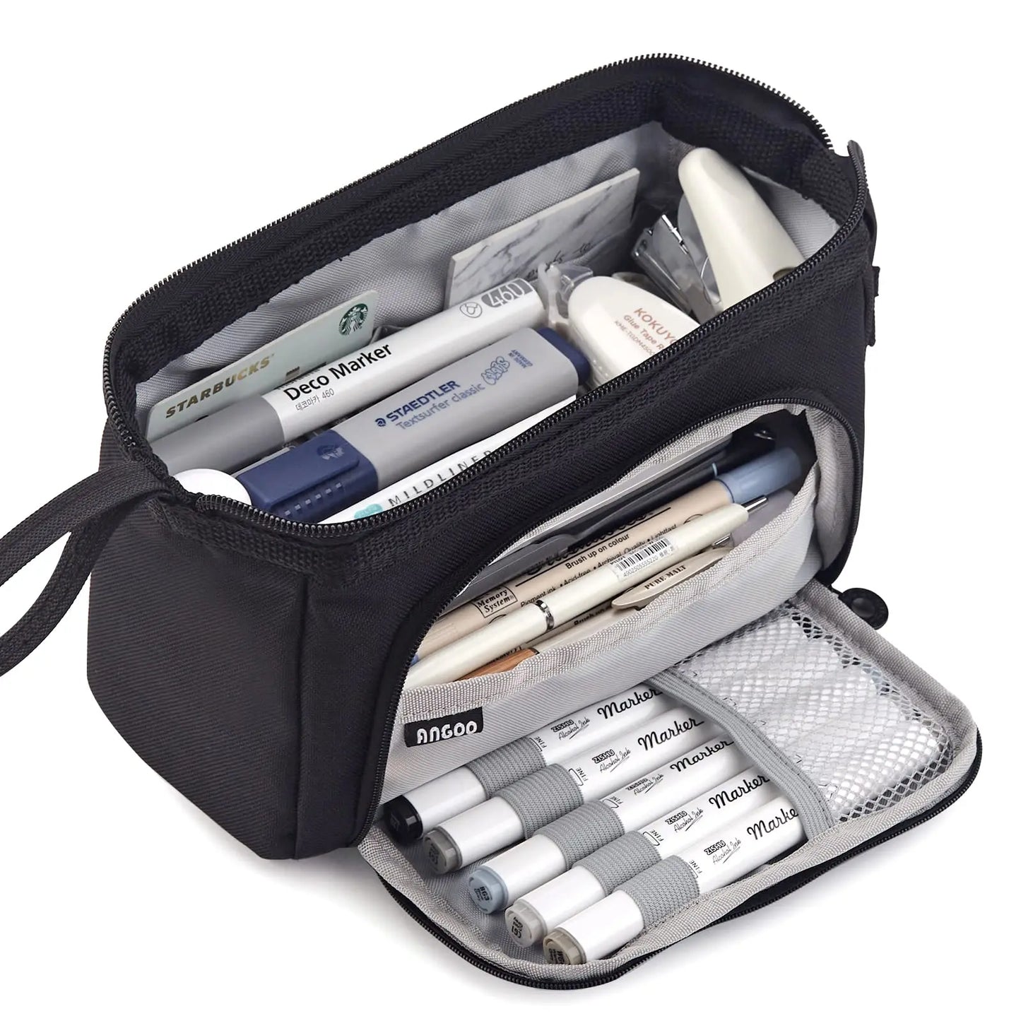 Large Capacity Pencil Case Cute Student Pencil Cases Big Pen Bag Case Storage Box Boy Girl Kid Office School Stationery Supplies