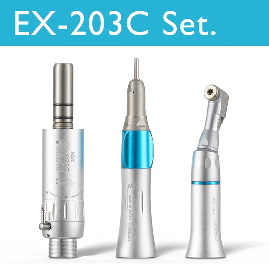 NSK EC EX-6CEX-203C Dental 1:1 Direct Drive Contra Angle Low Speed Handpiece Dentistry Against Contra Angle Polishing Tools