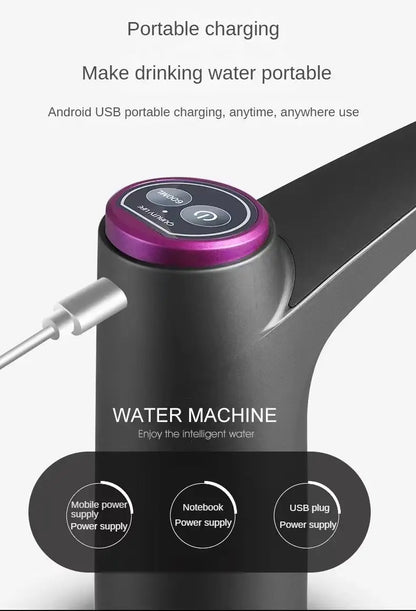 Portable 5-Gallon Water Dispenser With USB Charging-Automatic Electric Pump Suitable For Home Office And Outdoor Use