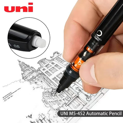 UNI KURUTOGA Mechanical Pencil M5-452 Creative Writing Continuous Sketch 0.5mm Lead Automatic Rotating Mechanical Pencil