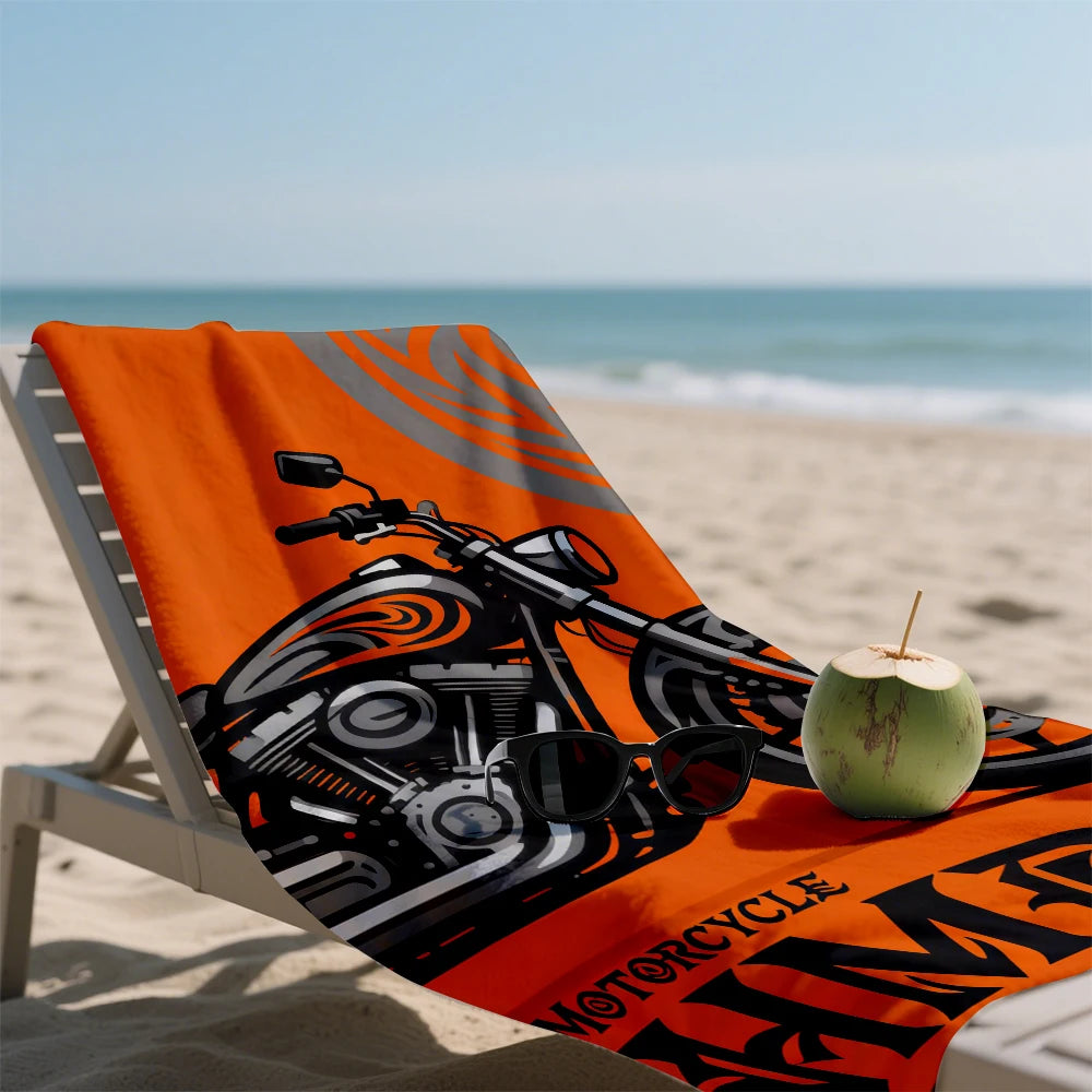 Luxury Redefined Harleys D-Davidson Quick Drying Bath Towel Microfiber beach towel light weight swimming camping yoga beach out