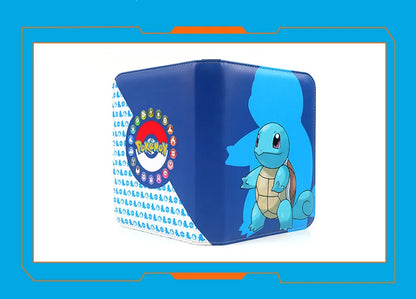 Pokemon Card Anime Photo Album Collect Album Loose Leaf Pu Zipper Game King Fans Pikachu Card Pack Toys Figure Card Storage Bag