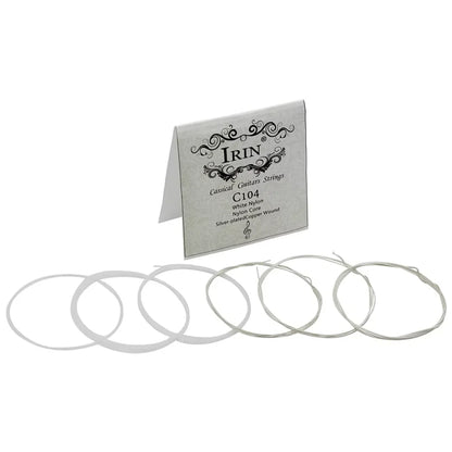 6 Pcs Strings Classical Guitar Strings Black Clear Nylon Guitarra Strings Sliver Plated Copper Wound String Guitar Accessories