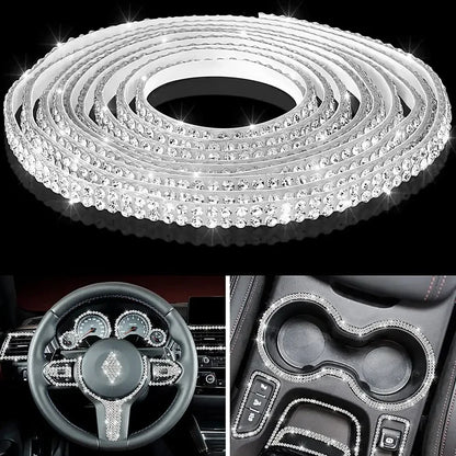 Car Decorative Stickers Auto Crystal Artificial Diamond Girls Car Decoration Accessories Auto Interior Cover  Waterproof amagi