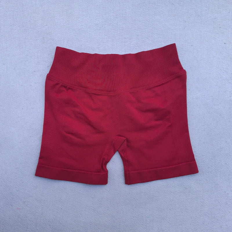 Shorts Women Seamless Yoga Shorts Scrunch Bum Gym Shorts Workout Low Waist Short Leggings Booty Stretch Running Shorts