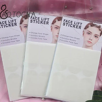 18Pcs Invisible Thin Face Stickers V-Shape Fast Lifting Facial Lift Up Neck Eye Double Chin Wrinkle Makeup Tape
