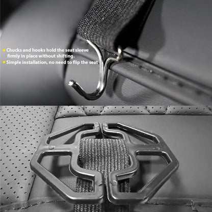 New Front Car Seat Cover PU Leather Cars Seat Cushion Automobiles Seat Protector Universal Car Chair Pad Mat Auto Accessories